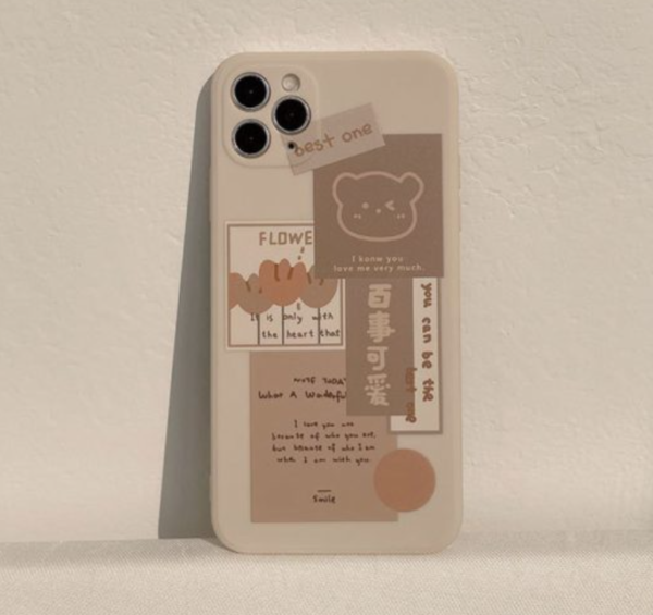 Brown Kawaii iPhone Case – Cute and Cozy Protection with a Unique Style - Image 3