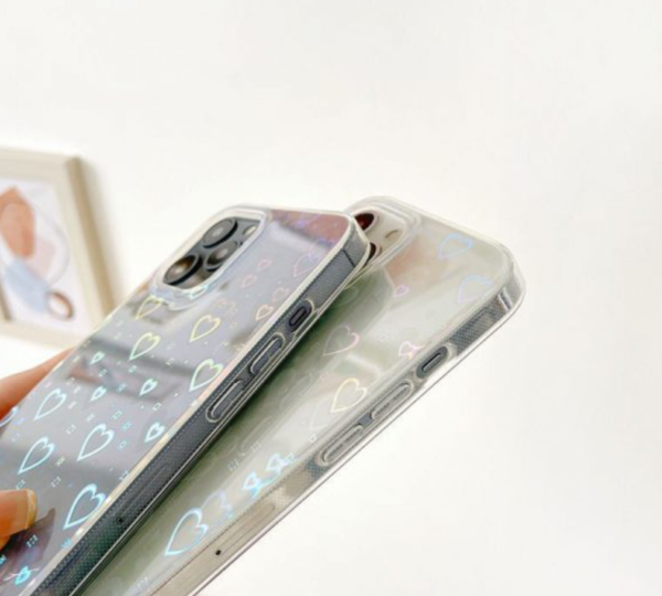 Holographic Hearts iPhone Case – Sparkling Style and Protection for Your iPhone - Image 2