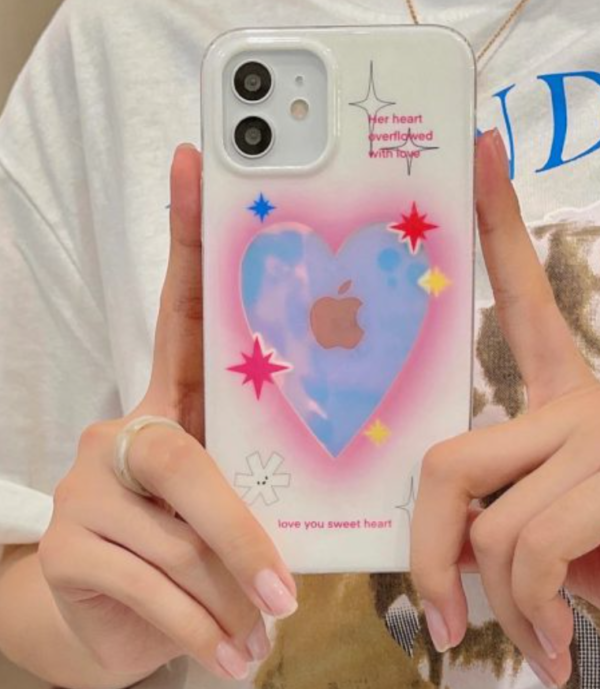 Sparkle Heart iPhone Case for iPhone XS Max – Glittering Protection with a Touch of Romance