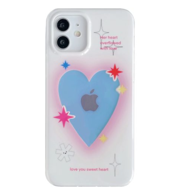 Sparkle Heart iPhone Case for iPhone XS Max – Glittering Protection with a Touch of Romance - Image 3